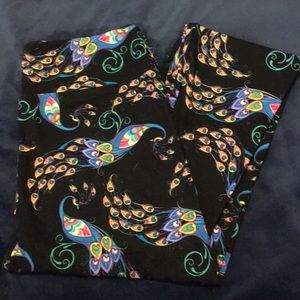 Lularoe Peacock Leggings